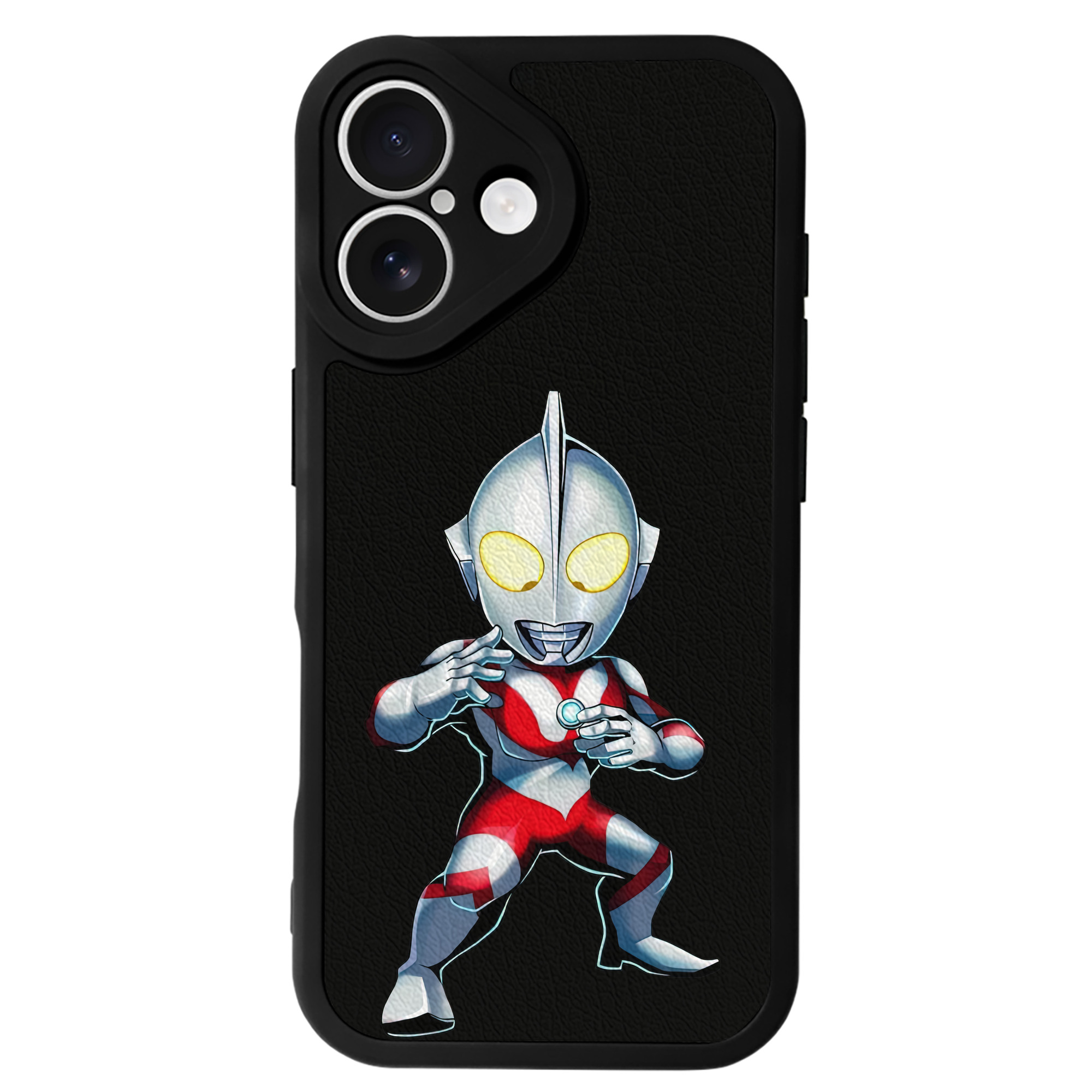 （画像用） ウルトラマン Ultraman 【iPhone 16シリーズ対応】シリコンスマホケース（レザー調） 材質：シリコン